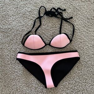Triangl Pink Bikini Set
